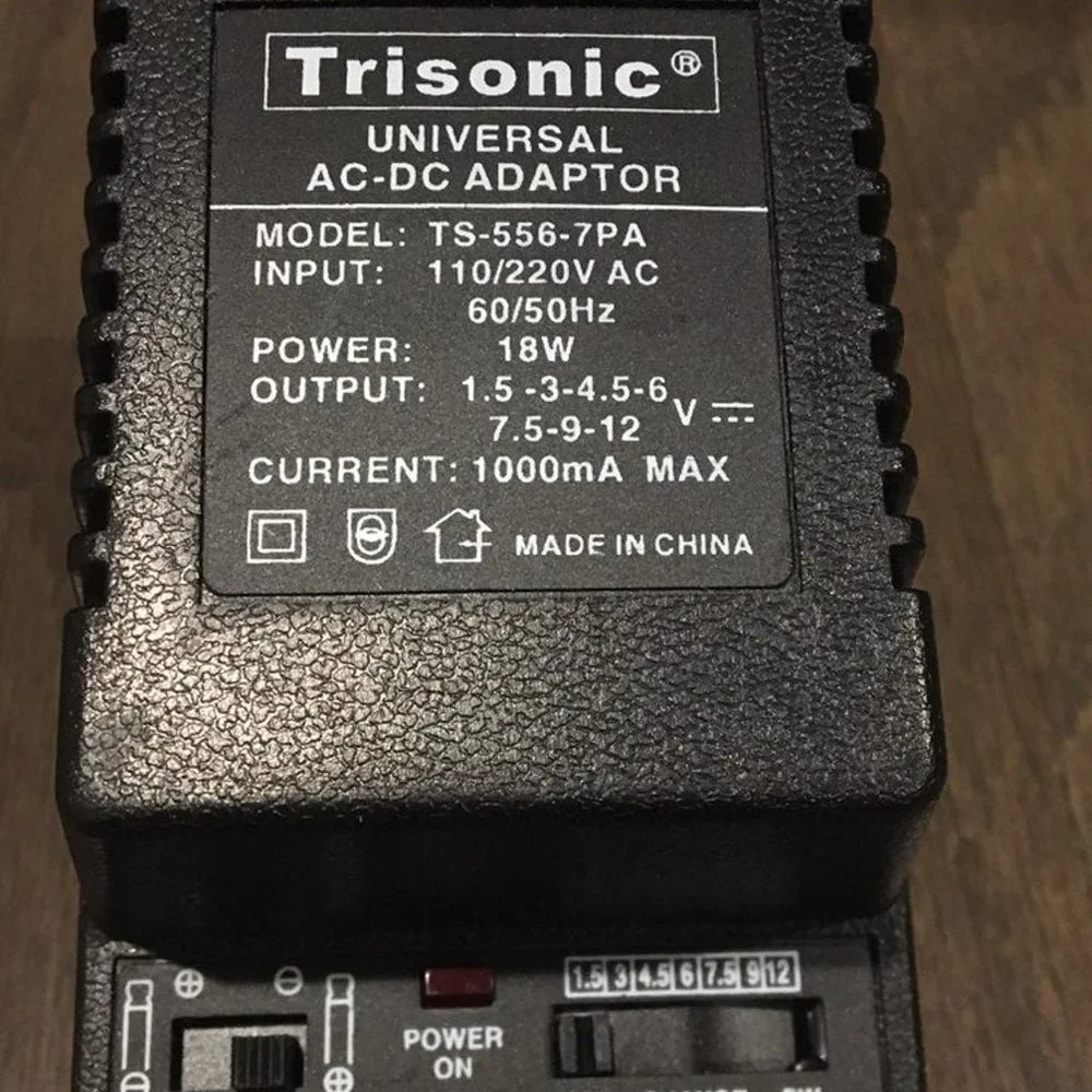 Trisonic Universal AC-DC Power Adapter
